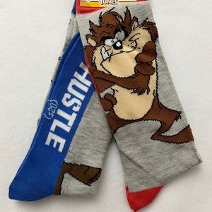 Looney Tunes Socks - Tasmanian Devil & Coyote